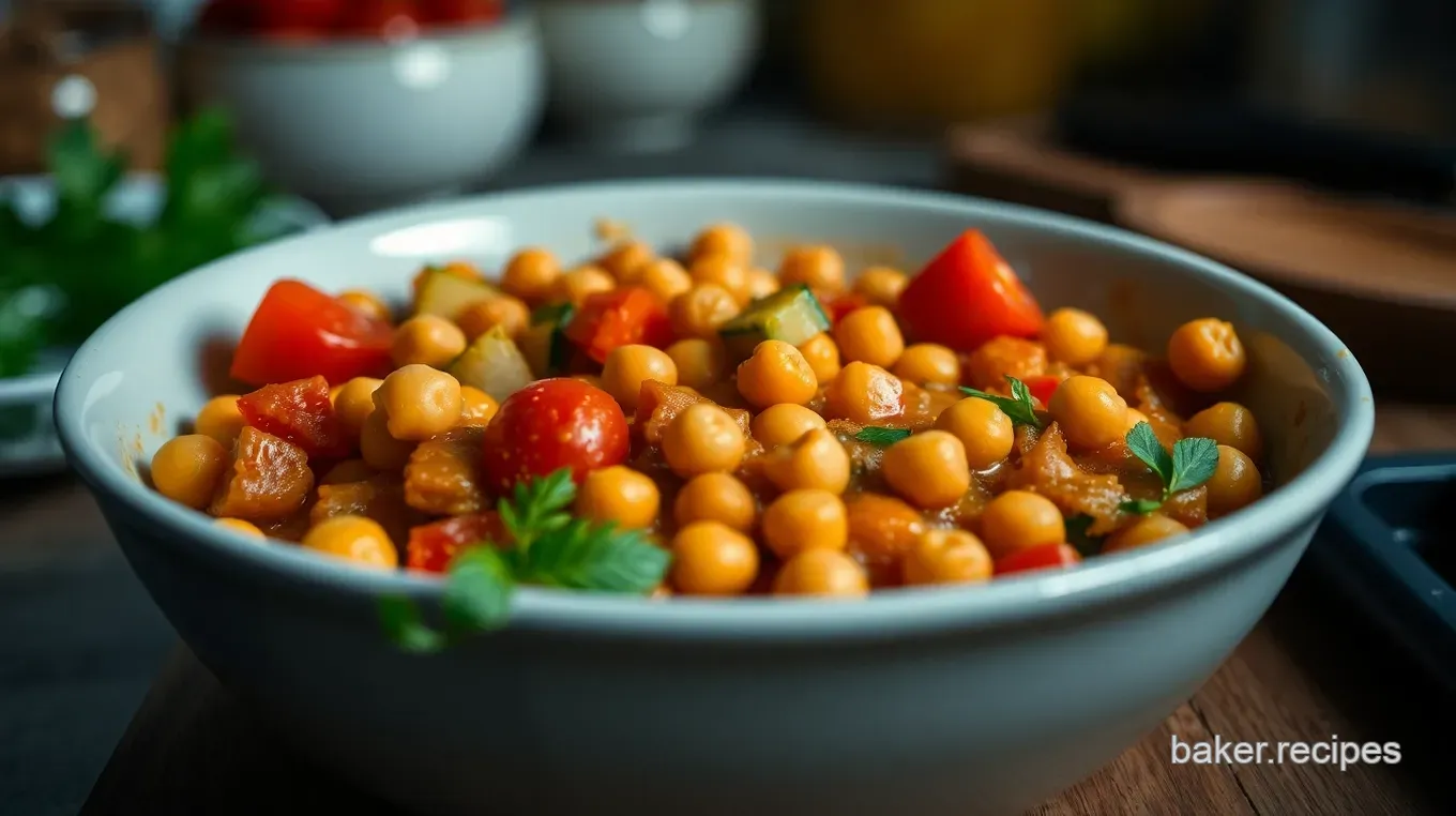 Summer Vegetable and Chickpea Curry