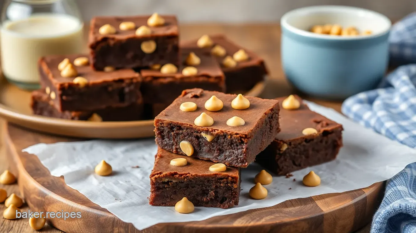 Ultimate Fudge Brownies with Peanut Butter Chips