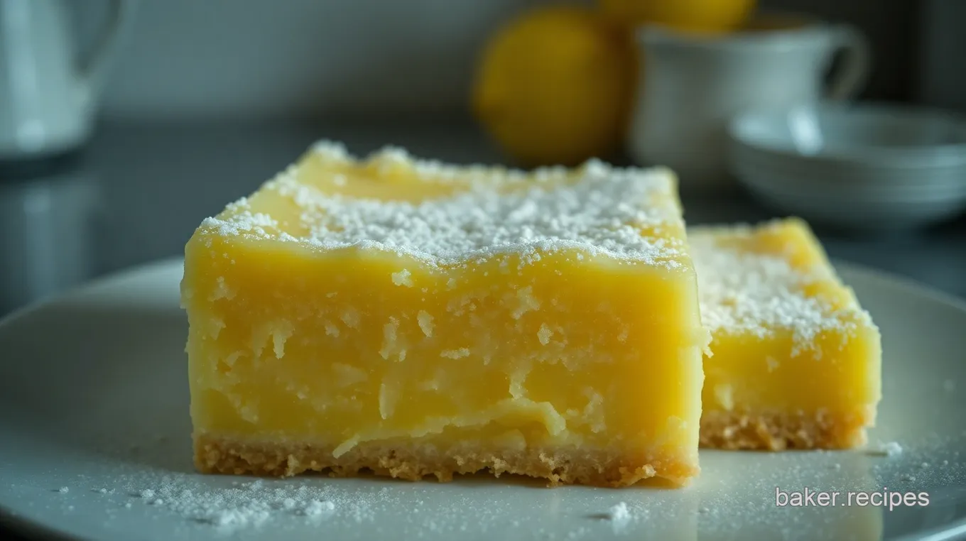 Zesty Lemon Bars with a Buttery Shortbread Crust