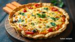 Bake Tortilla Quiche with Veggies & Cheese