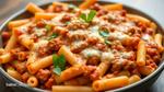 Bake Ziti with Cheesy Marinara Delight