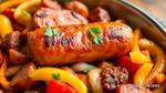 Baked Italian Sausage with Flavorful Veggies