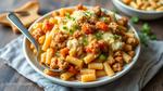 Baked Turkey Pasta with Cheesy Goodness