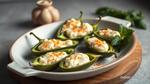 Baking Jalapeños with Creamy Cheese Filling