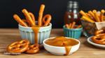 Dip Pretzels in Sweet Caramel Delight