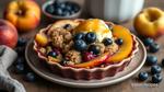 Bake Blueberry Peach Crisp with Brown Butter