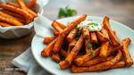 Baked Sweet Potato Fries - Healthy & Crispy