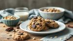 Bake Oatmeal Cookies with Chocolate & Nuts