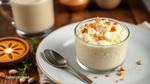 Simmered Rice Eggnog Dessert Delight