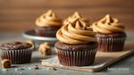 Bake Fudgy Brownie Cupcakes with Cookie Dough