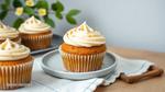 Bake Ginger Cupcakes with Creamy Frosting