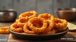 Fried Onion Rings with Golden Crunch