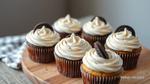 Bake Oreo Cupcakes with Creamy Frosting