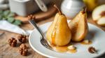 Bake Pears with Maple Vanilla Delight