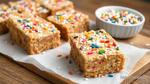 No-Bake Cake Bars with Fun Sprinkles