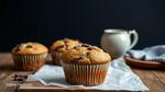 Bake Whole Wheat Muffins with Double Chocolate