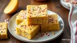 Bake Yellow Cake Mix Blondies with Sprinkles