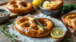 Boiled Pretzel Lemon Dill Snack Delight