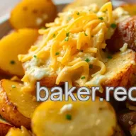 Air Fryer Potatoes: Cheesy Delight in 50 Min