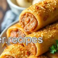 Air Fryer Sausage Rolls Crispy & Delicious