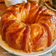 Moist Apple Bundt Cake with Brown Sugar