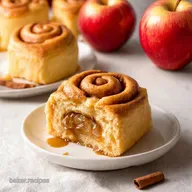 Apple Cinnamon Rolls Apple Cinnamon Caramel Kissed Heaven