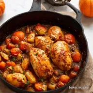 Autumn Bounty Chicken Skillet A OnePan Harvest Feast