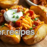 Bake Crispy Russet Potatoes with Tasty Toppings