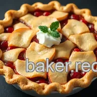 Bake Delicious Cranberry-Apple Holiday Pie