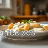 Bake Seafood Delight with Creamy Sauce