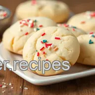 Bake Soft Sugar Cookies with Sprinkles