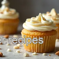 Bake Vanilla Almond Cupcakes with White Chocolate