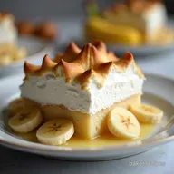 Classic Warm Banana Pudding with Toasted Meringue