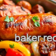 Baked Italian Sausage with Flavorful Veggies