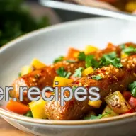 Baked Sausage with Colorful Veggies in 45 Min