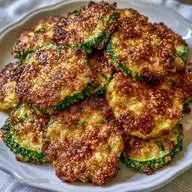 Baked Zucchini and Squash Parmesan: Crispy