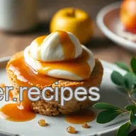 Baking Apple Dessert with Salted Caramel