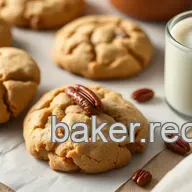 Baking Butter Pecan Cookies - Soft & Chewy