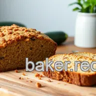 Baking Zucchini Bread with Brown Sugar Streusel