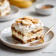 Banana Pudding Bars with Creamy Texture Ready in 20 Minutes