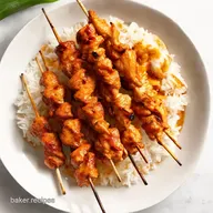Bangin Chicken Satay Dish My GoTo Skewers