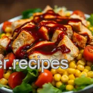 My Go-To Bar BQ Chicken Salad: A Smoky, Fresh Delight