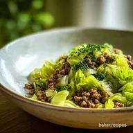Beef Mince and Cabbage Recipe with Garlic