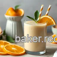 Blend Orange Smoothie with Creamy Twist