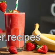 Blend Strawberry Banana Healthy Treat