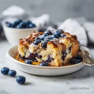 Blueberry French Toast Casserole Bake