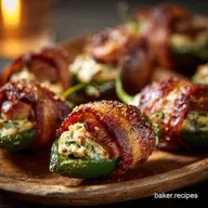 Brisket Stuffed Jalape&ntilde;os Creamy BaconWrapped Appetizers