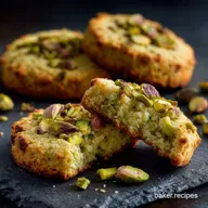 Keto Pistachio Shortbread Cookies Buttery LowCarb Biscuits
