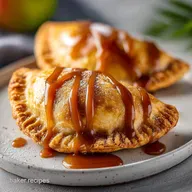 Caramel Apple Empanadas: Crispy Baked Filling