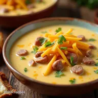 The Ultimate Cheeseburger Chowder Soup Recipe Burger Flavour